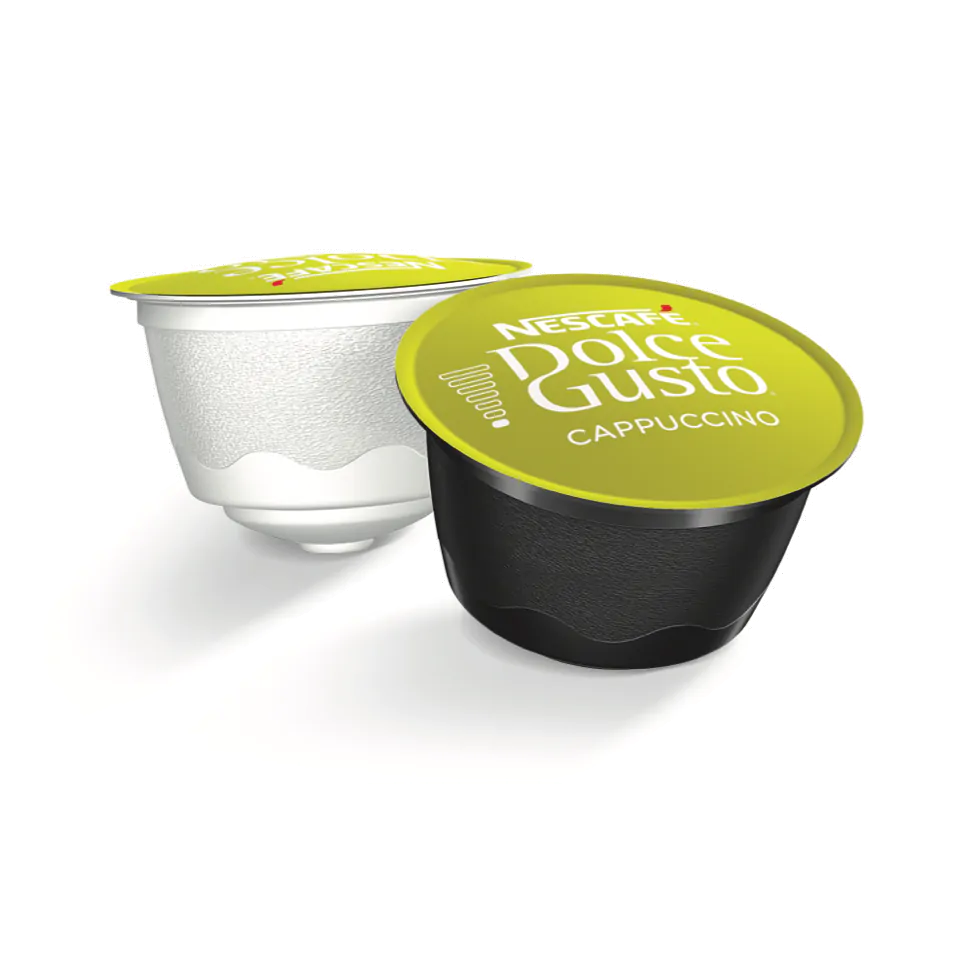 Cappuccino coffee capsule