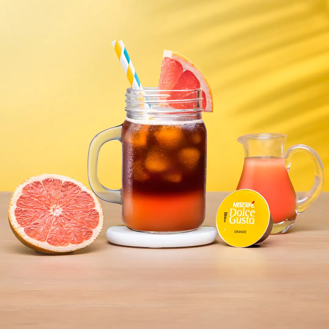 Iced Grapefruit Grande Coffee ingredients