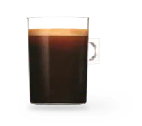 Svart kopp kaffe
